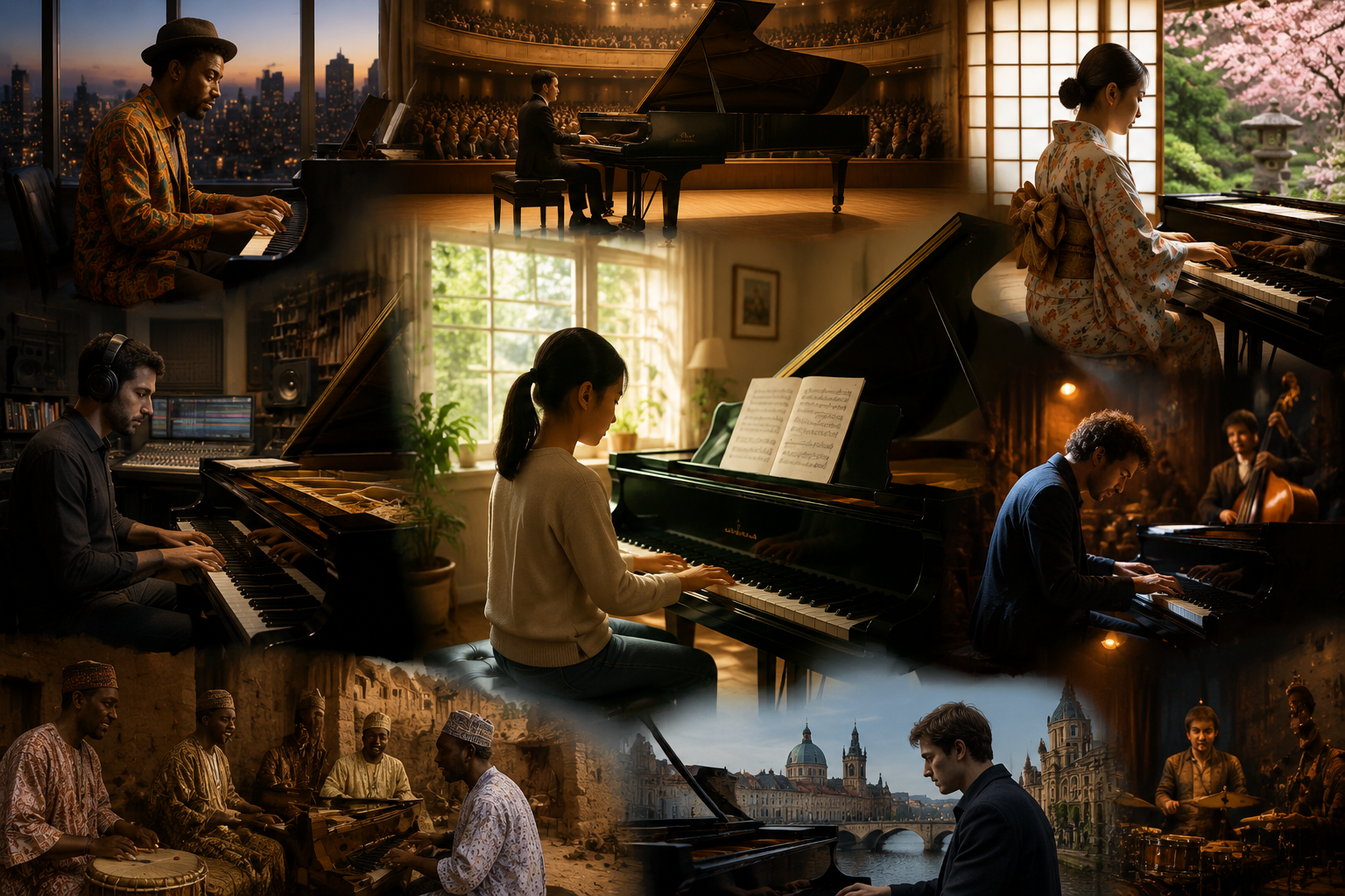 Pianos Around the World